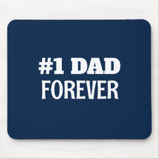 Blau und Weiß #1 Vater Forever Vatertag Geschenk Mousepad