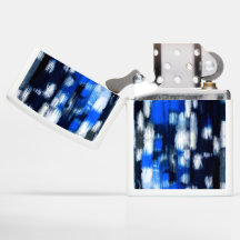 Blau und Weiß Abstrakt