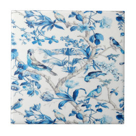 Blau und Weiß Chinoiserie Fliese