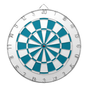 Blau und Weiß Dartscheibe