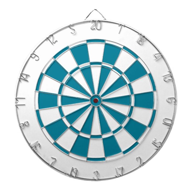 Blau und Weiß Dartscheibe (vorne)