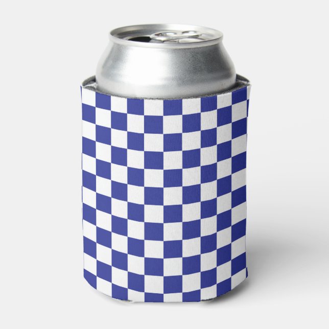 Blau und Weiß Dosenkühler (Kanne Vorderseite)