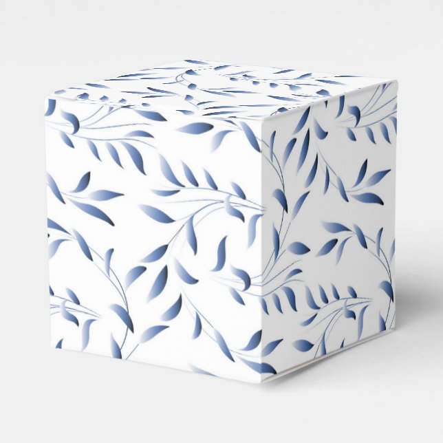 Blau und Weiß Elegantes Willow Muster Geschenkschachtel (Vorderseite)