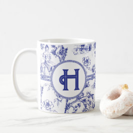 Blau und Weiß Kaffeetasse