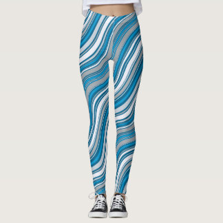 Blau und Weiß, Leggings