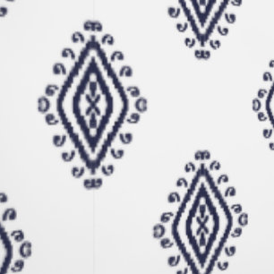 Blau und Weiß Modernes geometrisches Muster Tapete