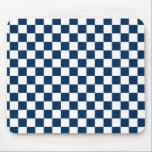 Blau und Weiß Mousepad<br><div class="desc">Blau und Weiß</div>
