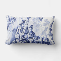 Blau und Weiß Orientale Chinoiserie