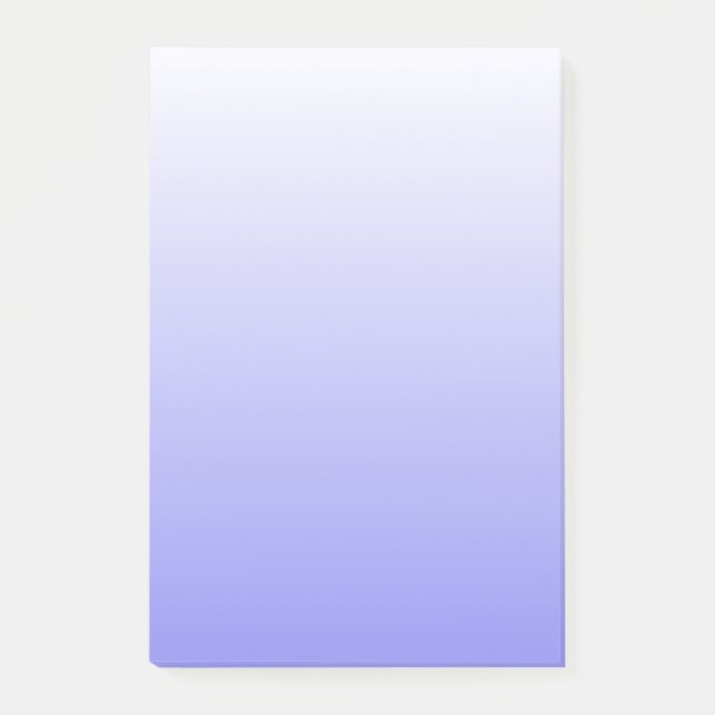 Blau und Weiß Post-it Klebezettel (Vorderseite)
