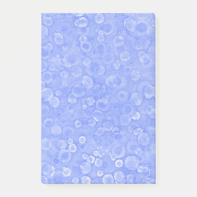 Blau und Weiß Post-it Klebezettel (Vorderseite)