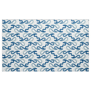 Blau und Weiß Stoff