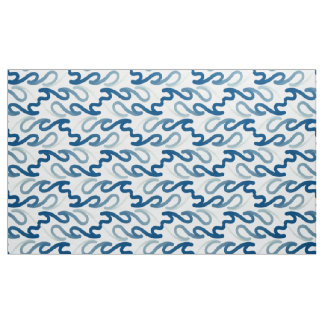 Blau und Weiß Stoff