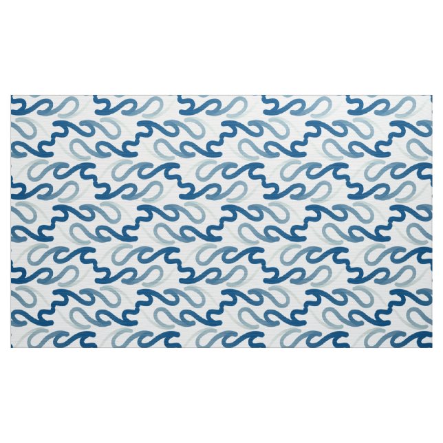 Blau und Weiß Stoff (Yard (91,4 cm))