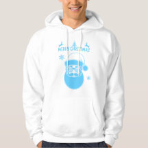 Blau und weiße Weihnachten frohe Weihnachten