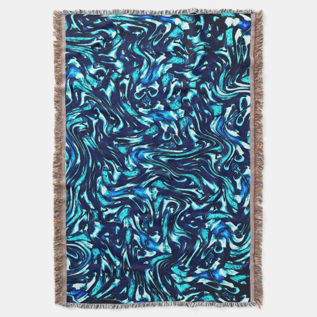 Blau- und Zykronenkurven Decke (Vorderseite Vertikal)