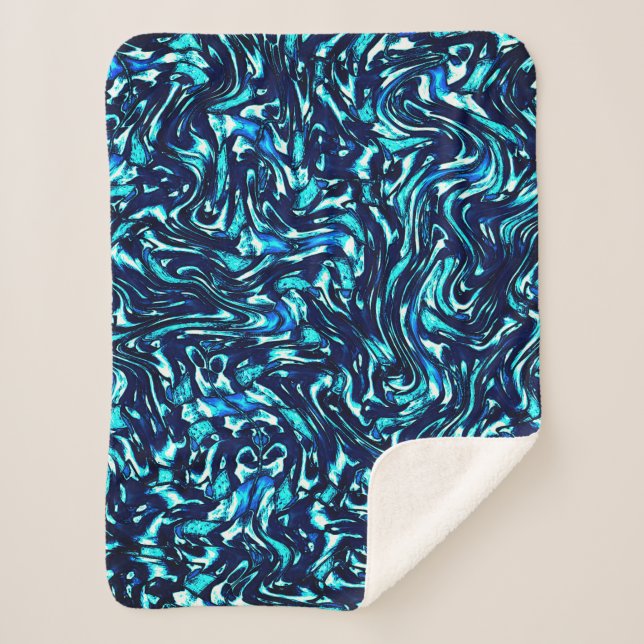 Blau- und Zykronenkurven Sherpadecke (Vorderseite)