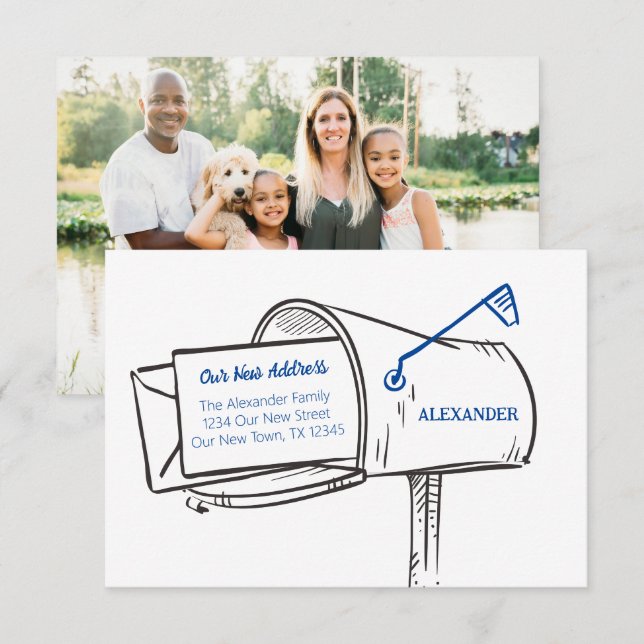 Blau unsere neue E-Mail-Box bewegen (Vorne/Hinten)