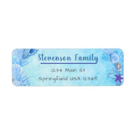 Blau unter dem Namen der Meeresfamilie