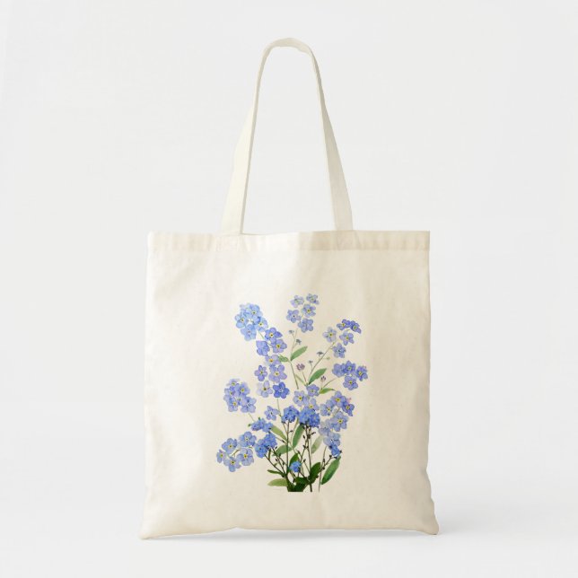 Blau vergessen mich nicht 2024 Tote Tasche (Vorne)