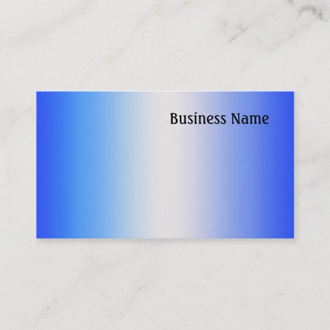 Blau Visitenkarte (Vorderseite)