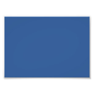 Blau (Vollfarbe) Fotodruck