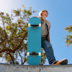 Blau (Vollfarbe) Skateboard