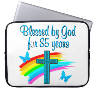 BLAU VON GOTT FÜR 85 JAHRE BLAUER CROSS DESIGN LAPTOPSCHUTZHÜLLE