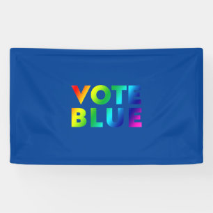 Blau wählen, Stolz Regenbogenfarben lgbtq blau Banner