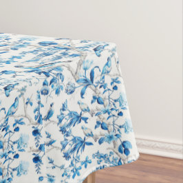 Blau Weiß Chinoiserie Cotton Dining Tableclout Tischdecke