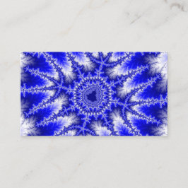 Blau-Weiß-Fraktal Visitenkarte