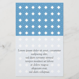 Blau, weiß, grau flyer