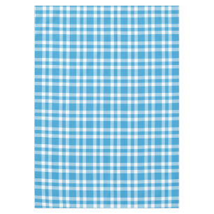Blau-Weiß-Karomuster Tischdecke