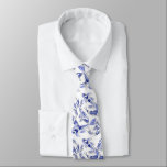 Blau-Weiß-Koi Krawatte<br><div class="desc">Die Novelty Prints sind stilvoll und modern. Dieser Druck zeigt blaue und weiße Koi Fische.</div>