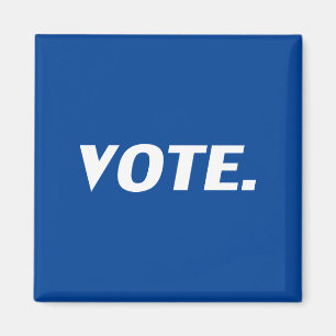 blau, weiß - magnet