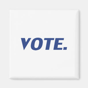 blau, weiß - magnet