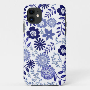 Blau-Weiß-Muster Case-Mate iPhone Hülle