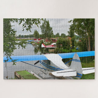 Blau, weiß und grau, Flugzeug, Alaska