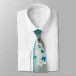 Blau, Weiß und Schwarz Krawatte