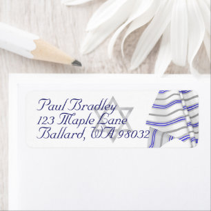 Blau, Weiße Bar Mitzvah Gebet Tallit Shawl Jüdisch