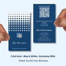 Blau Weiße Danke, QR-Zugang zu Sonderangebot