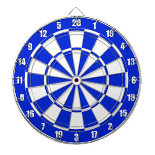 Blau-Weiße Dart-Scheibe Dartscheibe