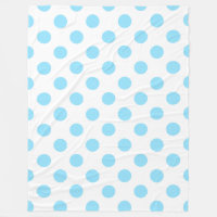 Blau-weiße Polka-Punkte