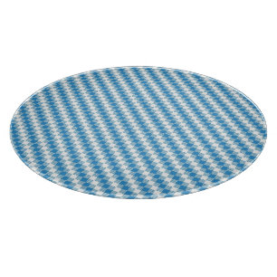 Blau-weiße Quadrate Hintergrund Schneidebrett