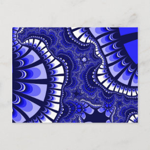 Blau-Weiße Remix Postkarte