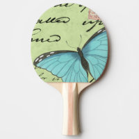 Blau-Winged Schmetterling auf aquamariner