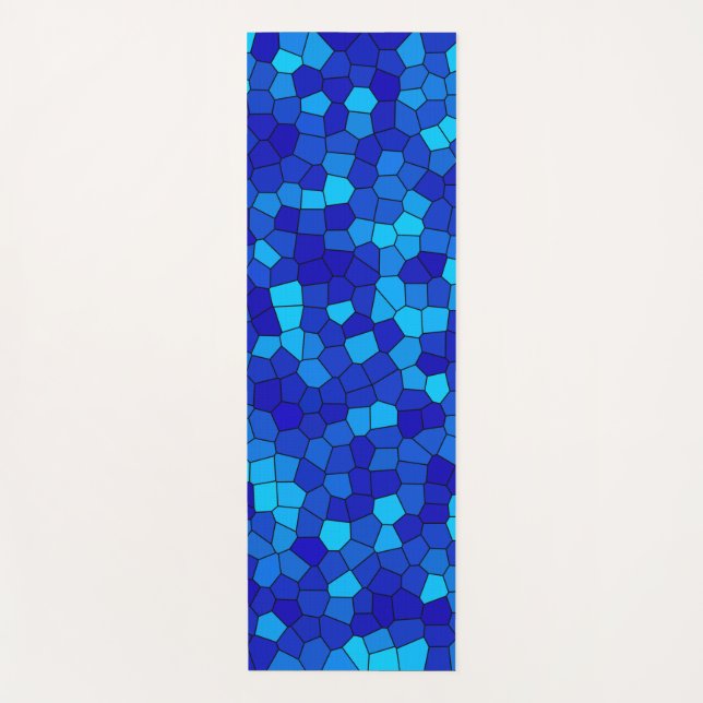 BLAU YOGAMATTE (Vorderseite)
