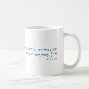 Blau zitiert - Christentum - C.S. Lewis - Tasse
