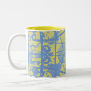 Blau Zweifarbige Tasse