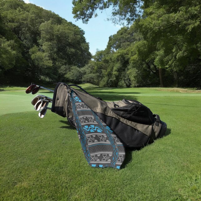 Blauafrikanischer Azteke Golfhandtuch (Golf Towel)