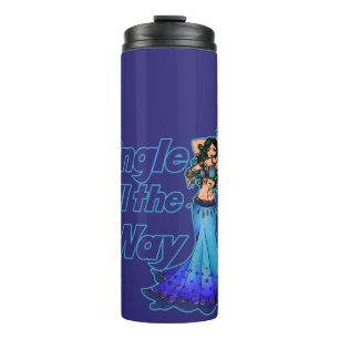 Blaubauchtänzerin Thermosbecher